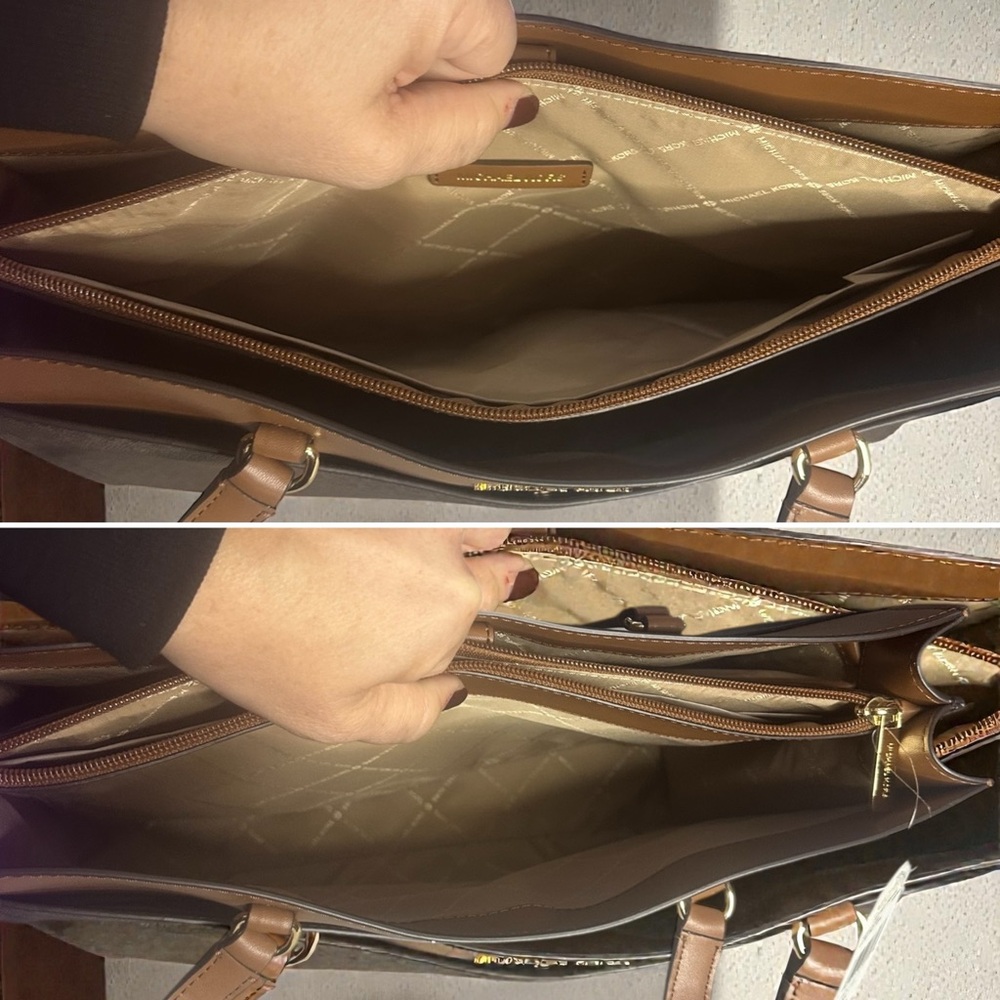 Michael Kors Jet Set Large Pocket Tote Bag - Picture 9 of 12